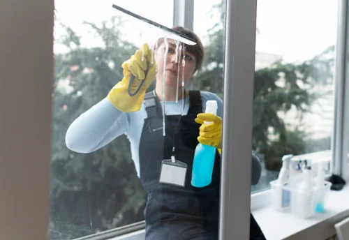 Nettoyage de vitres intérieures et extérieures à Névian
